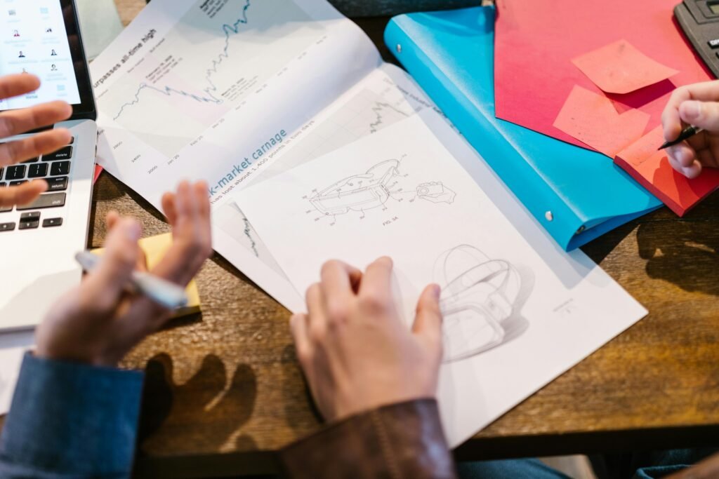 "Team collaborating on brand strategy development in Thailand, creating tailored solutions for business growth and success."